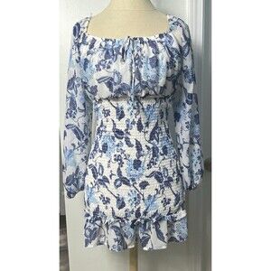 Vine & Valley Women Floral Mini Dress Sz S